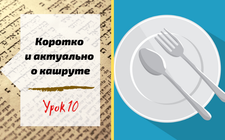 Коротко и актуально о кашруте | Урок 10 Коротко и актуально о кашруте | Урок 10