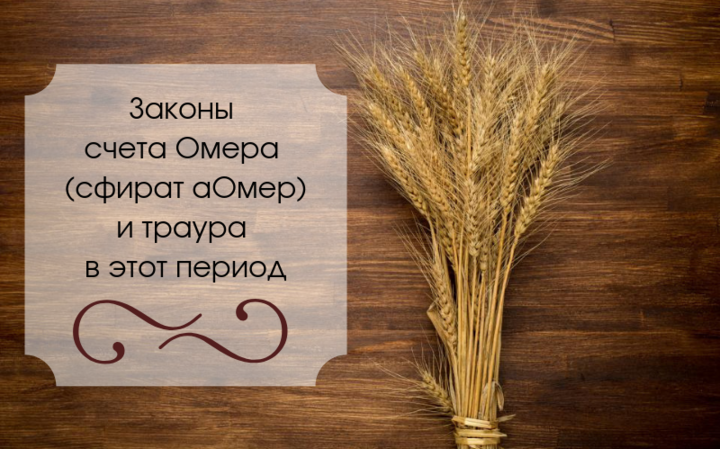 Законы счета Сфират аомер и траура в этот период Законы счета Сфират аомер и траура в этот период